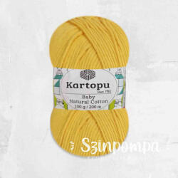 Kartopu Baby Natural Cotton - Napsárga - 318