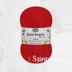 Kartopu Baby Natural Cotton - Piros - 166