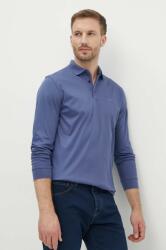 HUGO BOSS pamut hosszúujjú sötétkék, sima, 50468392 - sötétkék S