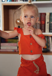 Popshops Nyári szett kislányoknak - Sofia, téglaszín Méret: 110 (5éves)