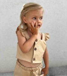 Popshops Nyári szett kislányoknak - Sofia, bézs Méret: 68 (4-6hó)