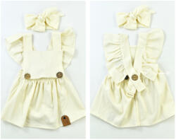 Popshops Kislány nyári ruha- Léna, törtfehér Méret: 110 (5éves)