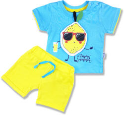 Miniworld 2részes nyári babaruha szett- Citrom Méret: 68-74