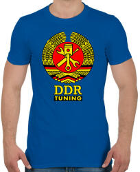 printfashion DDR NDK Műhely Tuning Címer (3 szín) - Férfi póló - Királykék (16195156)