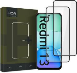 HOFI FNS0285 Xiaomi Redmi 13 HOFI Glass Pro+ üveg képernyővédő fólia, 2 db-os csomag, Fekete (FNS0285)
