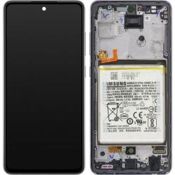 Samsung GH82-26912A Gyári Samsung Galaxy A52 / A52 5G / A52s 5G OLED kijelző érintővel Fekete kerettel előlap + akkumulátor (GH82-26912A)