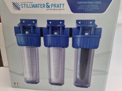 Stillwater & Pratt Filtru apa triplex 10"x1'' Stillwater&Pratt
