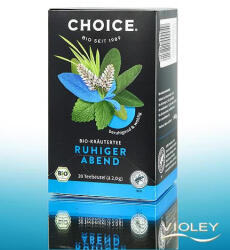 Choice bio gyógynövény tea nyugodt este 40 g - bioszallito