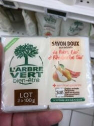  Larbre Vert szilárd tusfürdő argán 75 g - bioszallito