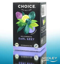 Choice bio fekete tea earl grey 40 g - bioszallito