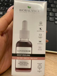 BIOBALANCE szuperszérum arcra mélyhámlasztó 30 ml - bioszallito