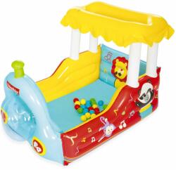 BESTWAY Fisher-Price Felfújható mozdony labdákkal, 132 x 94 x 89 cm 93537 (93537)