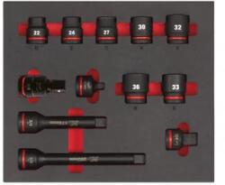 Milwaukee Rövid 6-szög dugókulcs készlet 3/4 inch | Gépi | 12 db (4932493396)