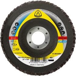 Klingspor Lamellás csiszolótányér, 125 x 22.23 mm szemcse P60 kúpos SMT 104 Extra (383492)