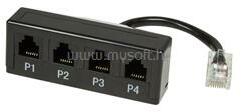 LogiLink Passzív elosztó telefonokhoz, RJ45 - 4 x RJ11 (LOGILINK_MP0036) (LOGILINK_MP0036)