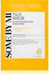 Some By Mi Yuja Niacin Blemish Care fehérítő gézmaszk zsíros és problémás bőrre 25 g