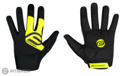 FORCE MTB Power kesztyű, fekete/neon (XL)