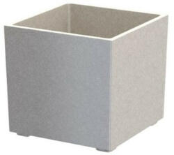 Granisil gránit virágcserép, KUBI 30 cm, bézs