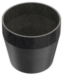 Granisil gránit virágcserép, MONTI 35 cm, fekete
