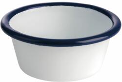 APS Emaille tál, fehér/kék, űrtartalom: 0, 08 liter, magasság: 35 mm, ø: 80 mm (227778706)