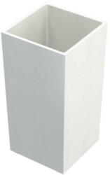 Granisil magas gránit virágcserép, KUBI 60 cm, fehér