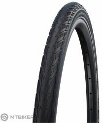 Schwalbe Delta Cruiser Plus 700x28C Active PunctureGuard külső gumi, drótperemes, fekete/fehér, reflexcsíkos
