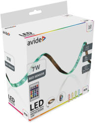 Avide 7W RGB LED Szalag Ágy Szenzor 1.5m Avide (AVI ALBLBED12V SEN RGB)