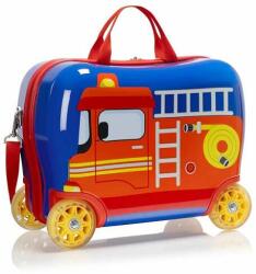  Ride-On ABS gyermekbőrönd világító kerekekkel - Firetruck (665556053582)
