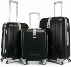 BONTOUR Utazó Bőröndszett - 3 db-os (120740-Black)