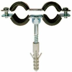 MK Rögzíthető Gumibetétes Dupla Csőbilincs - 3/4"/26-29mm (mk-upt34)