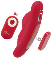 Sweet Smile Smile - vibrator pentru chiloți purtabil, cu acumulator și telecomandă radio (roșu) (54025220000) Vibrator