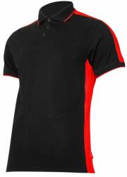LAHTI PRO Galléros Pamut Póló, Többszínű / Fekete-piros - Xl (l4032104)