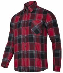 LAHTI PRO Kockás Flanel Ing / Piros - S/h-164 (lpkf1s)