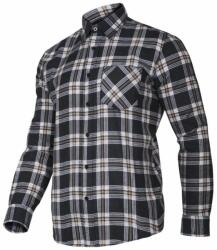 LAHTI PRO Kockás Flanel Ing / Sötétkék - S/h-164 (lpkf2s)