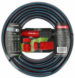 PROLINE 4-réteges Locsolótömlő - 1/2" / 15m Tartozékokkal (xx99411)