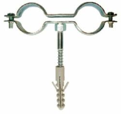 MK Rögzíthető Dupla Csőbilincs - 3/4"/26-29mm (mk-up34)