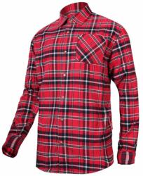 LAHTI PRO Kockás Flanel Ing, Vastag / Piros - Xl/h-182 (l4180304)