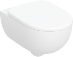 Geberit Selnova Premium wc csésze lassú záródású ülőkével függesztett perem nélkül fehér fényes 502.793. 00.1 (502793001)
