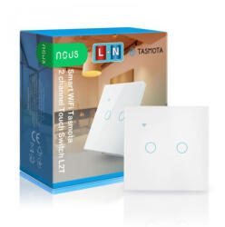 Nous Intrerupator de lumina inteligent WIFI NOUS L2T cu Tasmota (2 canale) (L2T)