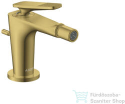 Hansgrohe CITTERIO C bidé csaptelep automata leeresztővel, rombuszmetszéses fogantyúval, polírozott arany hatású 49211990 (49211990)