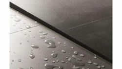 Rea rozsdamentes lejtést beállító szegélyléc 100 cm, balos / matt fekete REA-K3208 (REA-K3208)