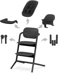 Cybex Lemo 2 Gold 4-in-1 Set etetőszék - Stunning Black