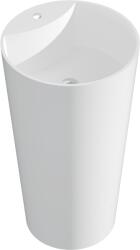 Mexen Mexen, Mexen Onyx-02 konglomerátum gyapjú mosdó 45 x 45 cm, fehér matt - 26544500 (26544500)