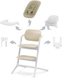 Cybex Lemo 2 Gold 4-in-1 Set etetőszék - Sand White