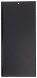 Samsung S908B, S908E Galaxy S22 Ultra 5G EU verzió előlap keret, lcd kijelző és érintőpanel, fehér (Incell, TFT)