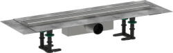 Hansgrohe RainDrain Compact, 1000 zuhanylefolyó komplett készlet standard beépítéshez, szálcsiszolt rozsdamentes acél, HAN-56182800 (HAN-56182800)