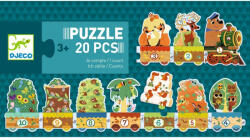 DJECO Sorozatkirakó puzzle - 10-ig számolok, 20 db-os - I count (DJ08194)