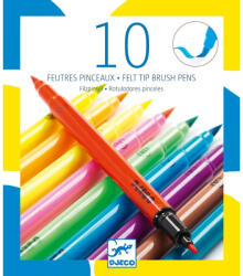 DJECO Ecsetfilc készlet - 10 ragyogó szín - Pop colors (DJ08799) - kvikki