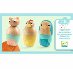 DJECO Gyurmaformázó készlet - Gyurmázó nyomhengerlő - Myplastirollers (DJ09035)