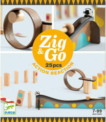 DJECO Építőjáték - Sokasodó 25 db - Zig & Go (DJ05642)